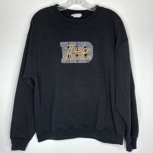 Vintage Harley Davidson Black Crewneck Sweatshirt Size Large